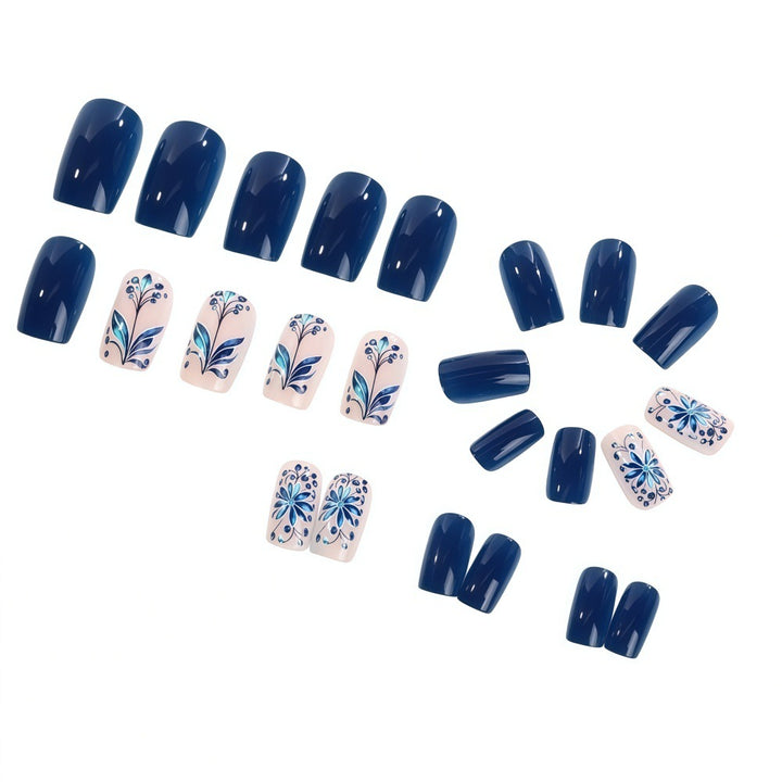 Artificial nails with floral details Kalsten
