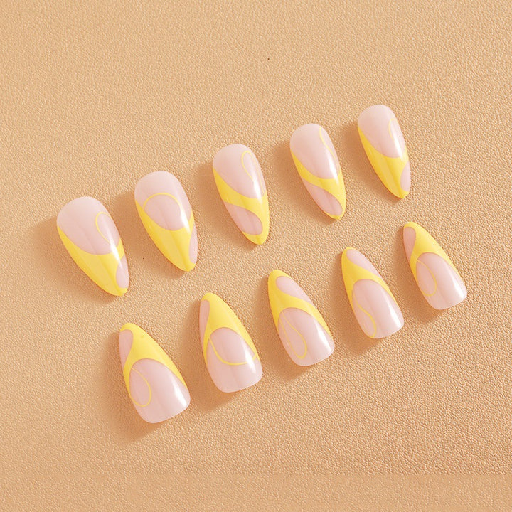 Nail set with elegant French tips Kalsten