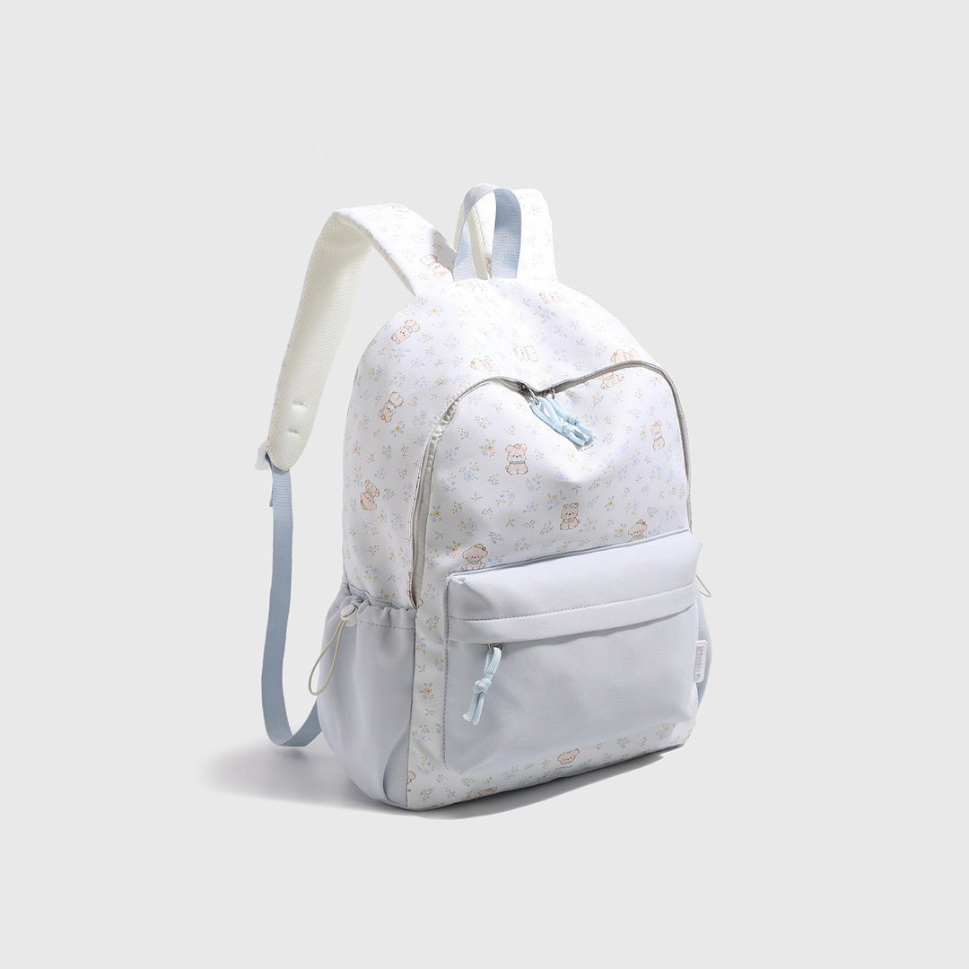 Playful Character Print Backpack Kalsten