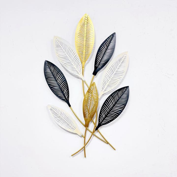Modern Leaf Metal Wall Art Kalsten