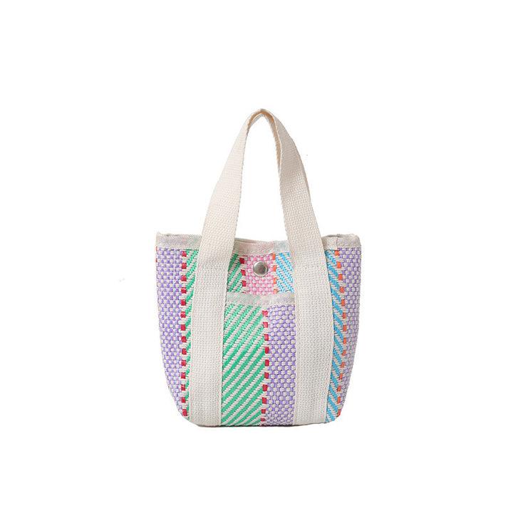 WoColorful Woven Beach Tote Bag Kalsten