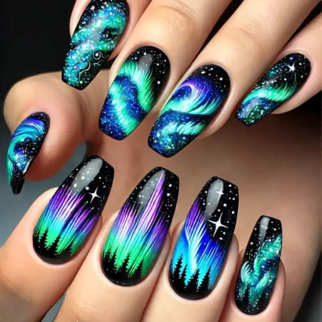 Cosmic Aurora Nail Art Set Kalsten