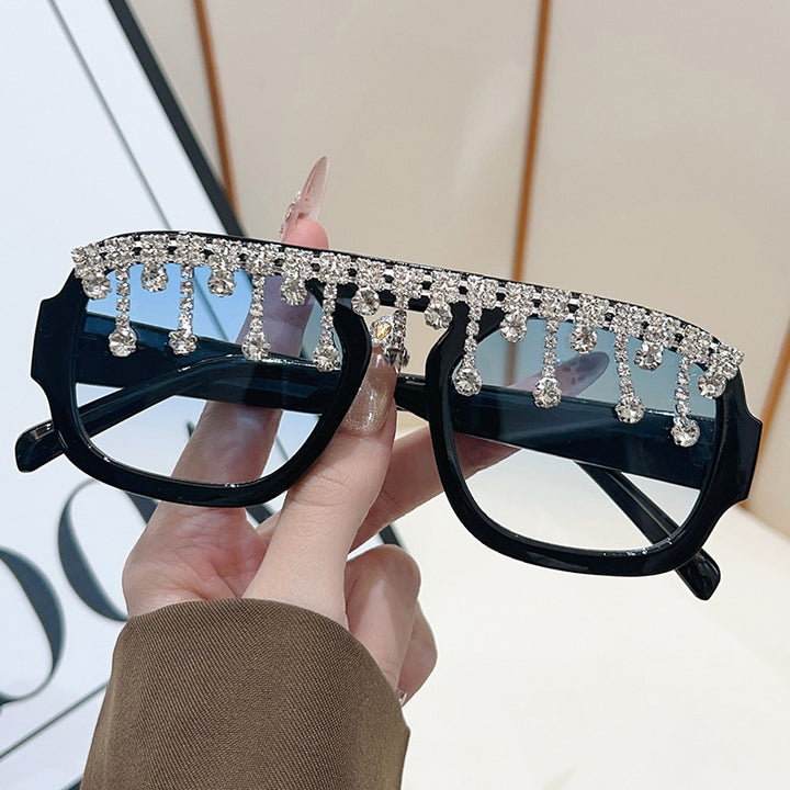 Glamorous Crystal-Embellished Sunglasses Kalsten