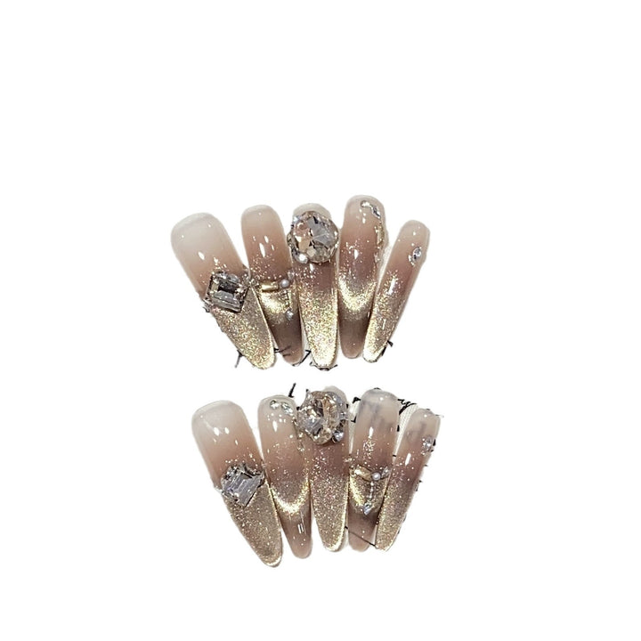 Glamorous Press-On Nail Art Set Kalsten