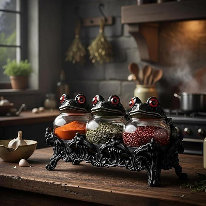 Spice holder in frog design Kalsten