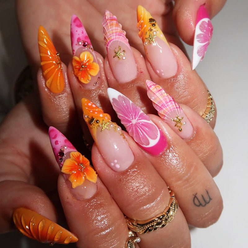 Artistic Decorative Nail Set Kalsten