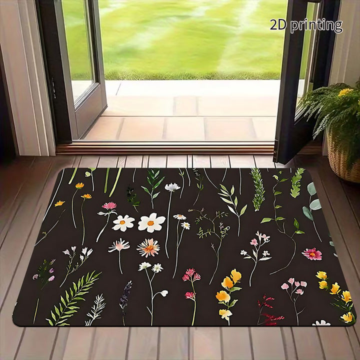 Artistic Mandala Design Bath Mat