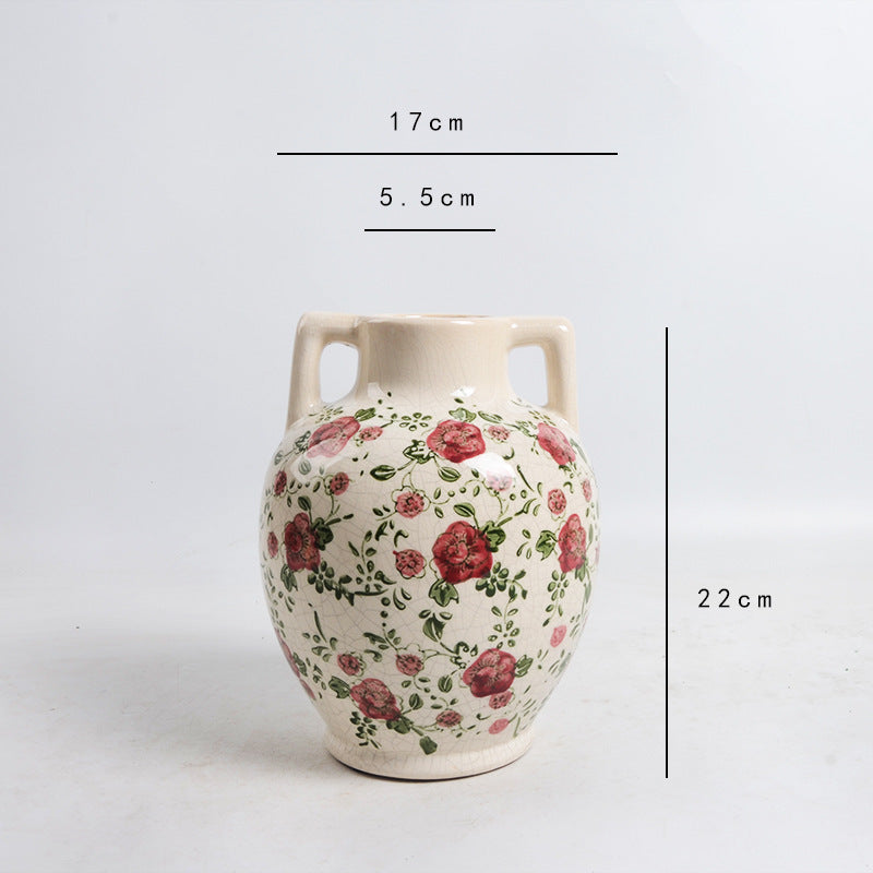 Floral Ceramic Flower Pot Kalsten