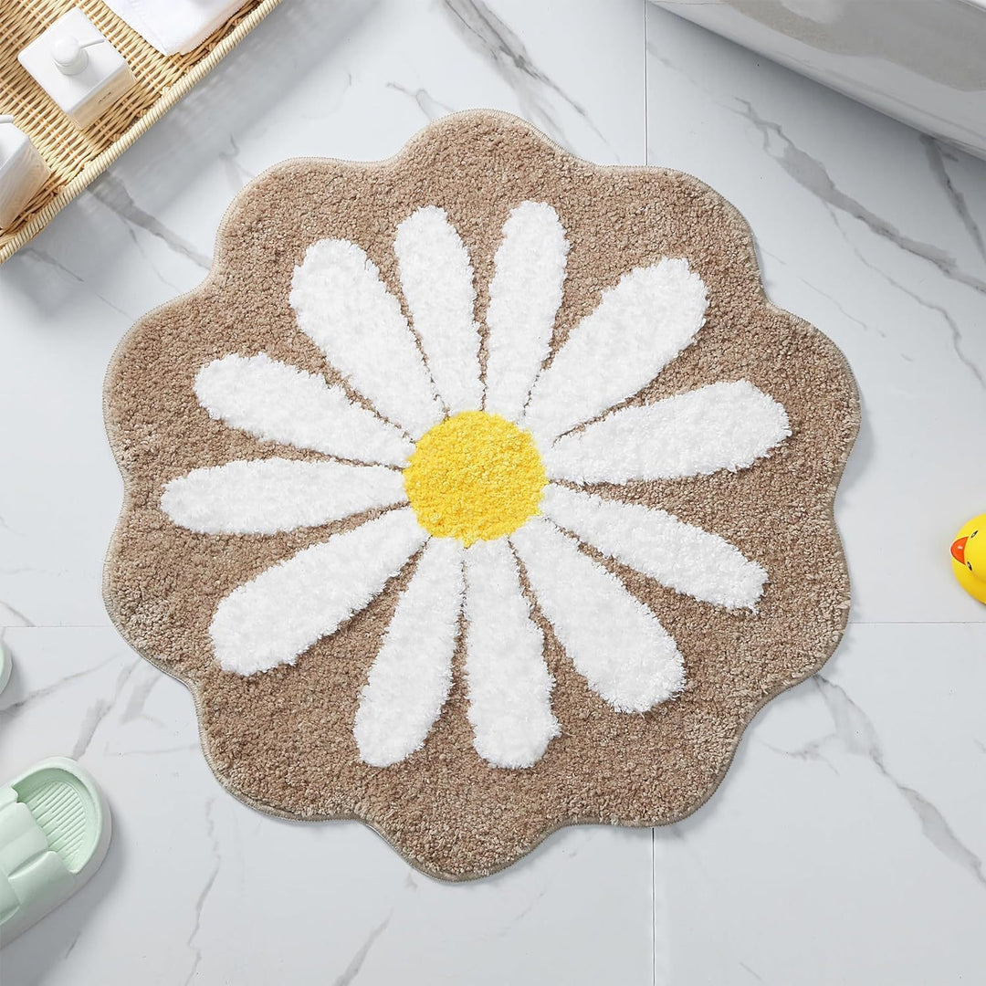 Floral Shape Bath Mat