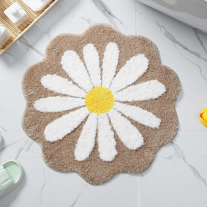 Floral Shape Bath Mat