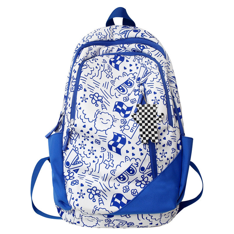 Fun Printed Graphic School Backpack Kalsten