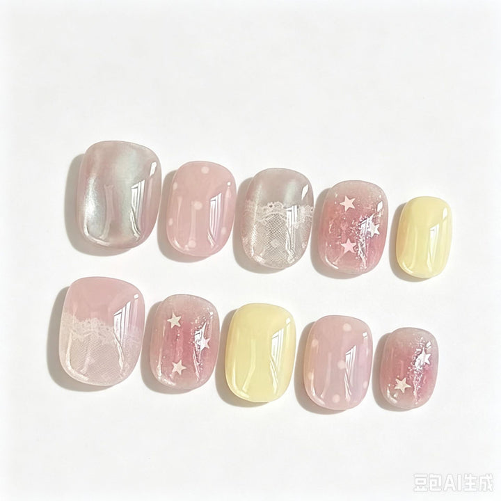 Soft Touch Press-On Nail Set Kalsten