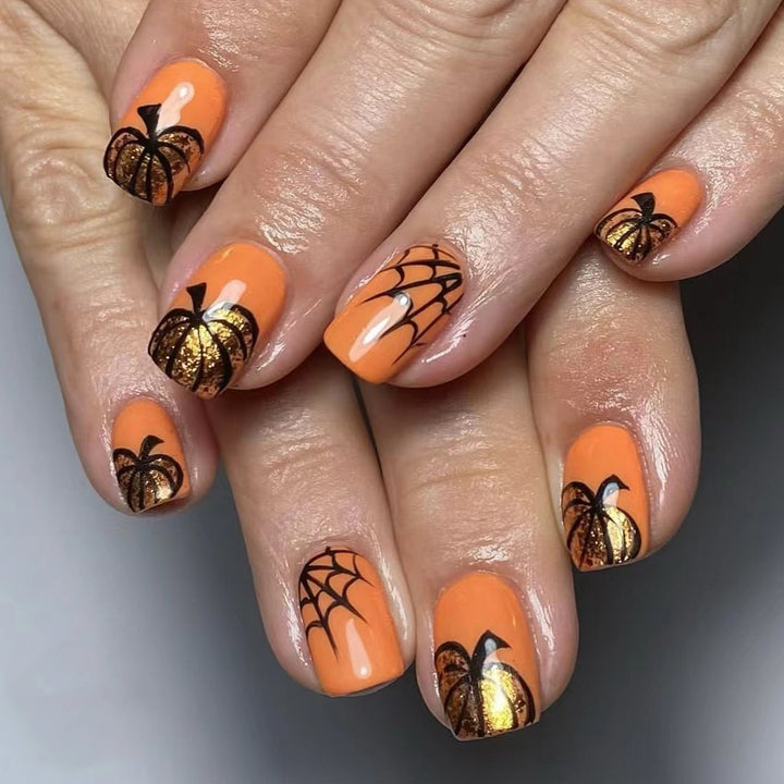 Seasonal Halloween-Themed Press-On Nails Kalsten