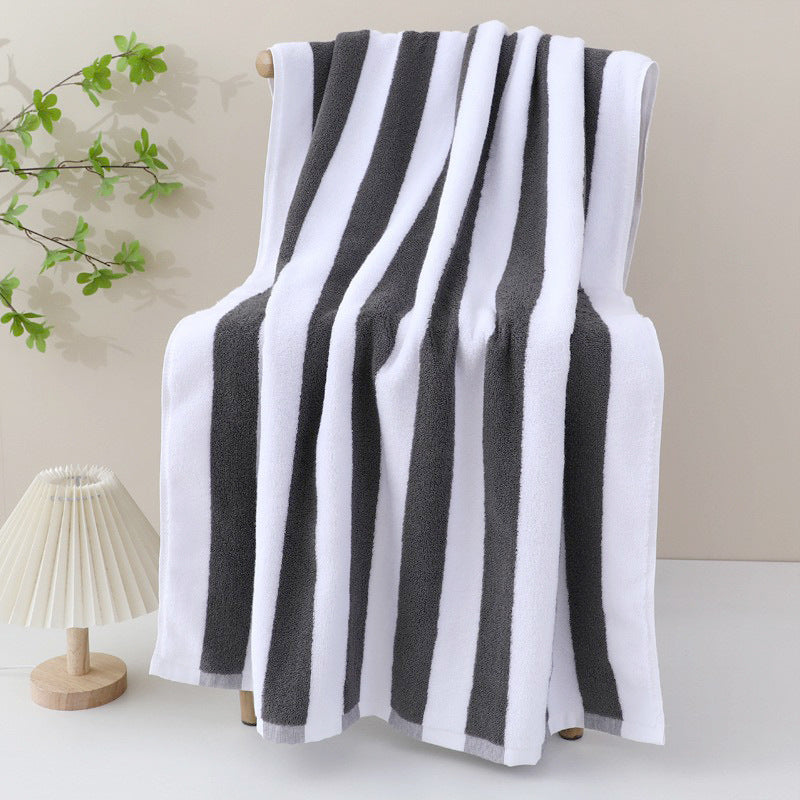 Premium Bath Towel With Elegant Stripe Pattern Kalsten