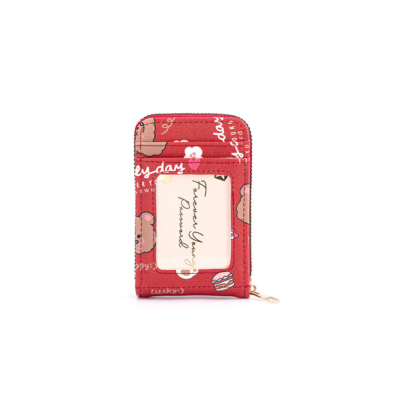 Cute Cartoon Print Card Holder