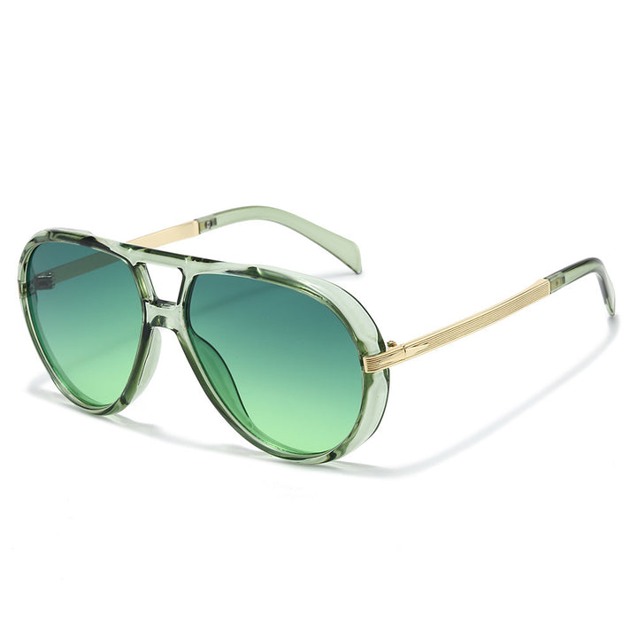 Oversized Aviator-Style Sunglasses Kalsten