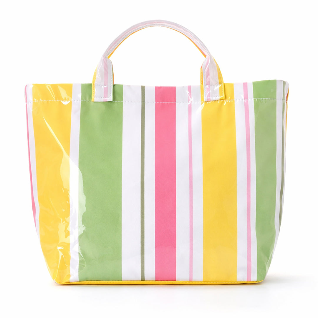 Beach bag with colorful check pattern and water-repellent coating Kalsten