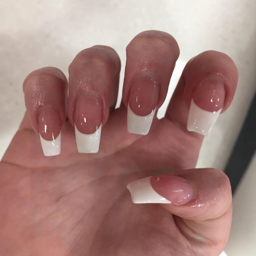 Nail set with elegant glitter design Kalsten
