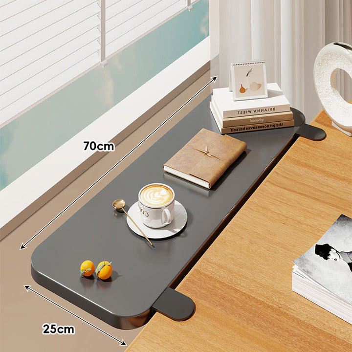 Clamp-On Window Sill Desk Extension Shelf