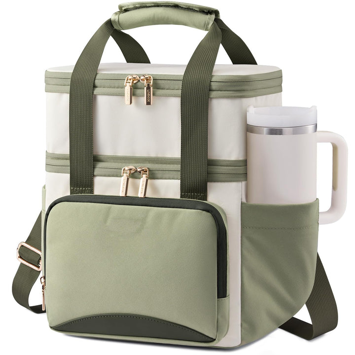 Insulated picnic bag with multiple compartments and elegant details Kalsten