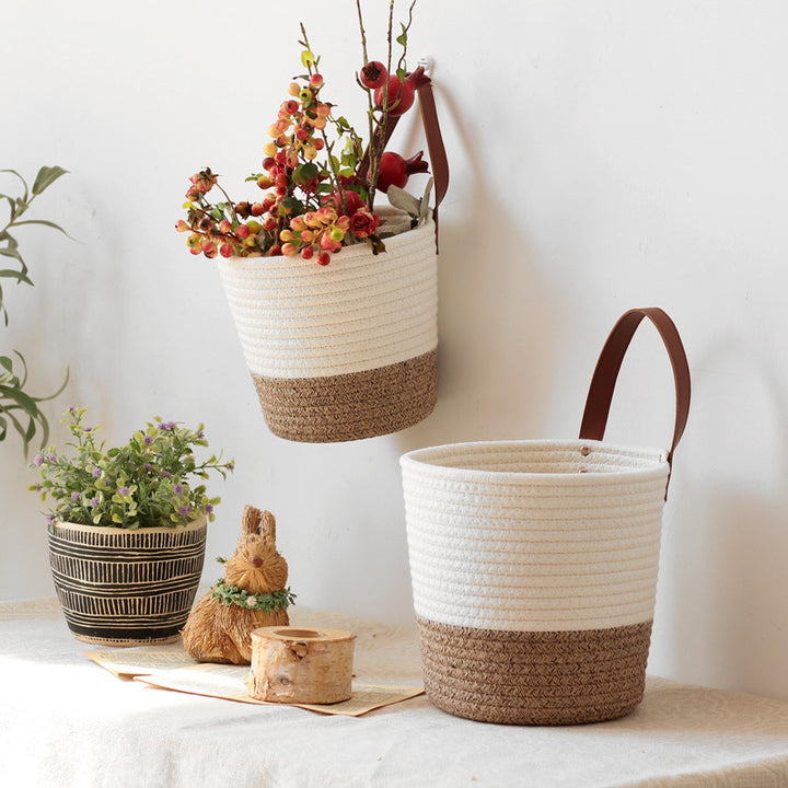 Handcrafted storage basket Kalsten