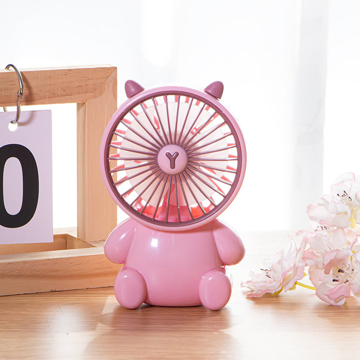 Cute Animal-Themed Mini Desk Fan Kalsten