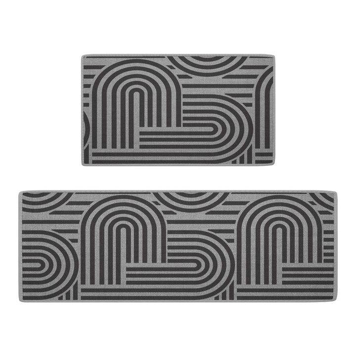 Stylish Geometric Pattern Kitchen Comfort Mat
