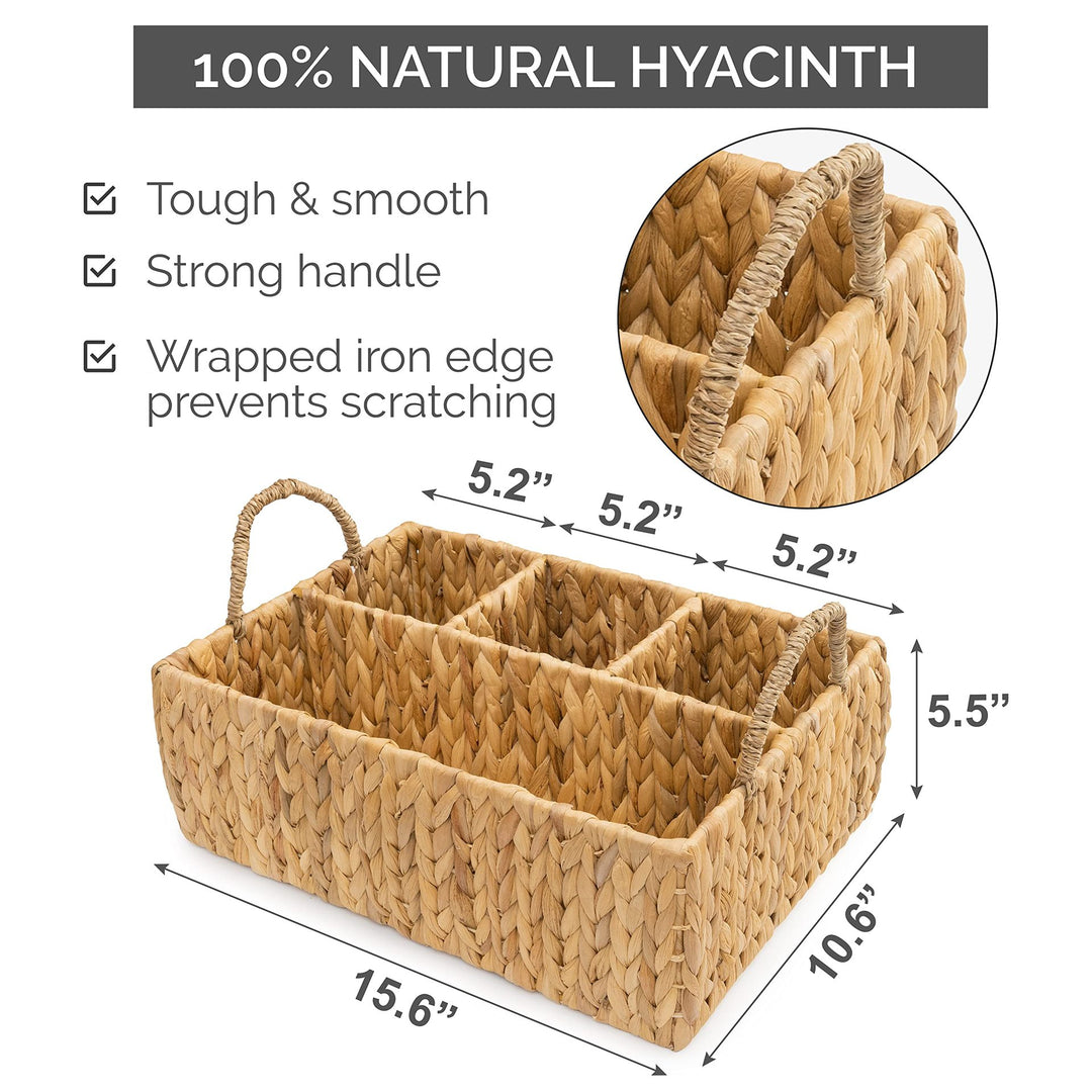 Handwoven Round Storage Tray Kalsten