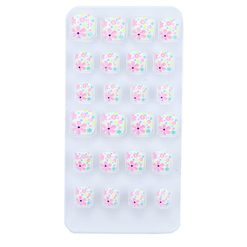 Playful Cartoon Animal Press-On Nail Set Kalsten