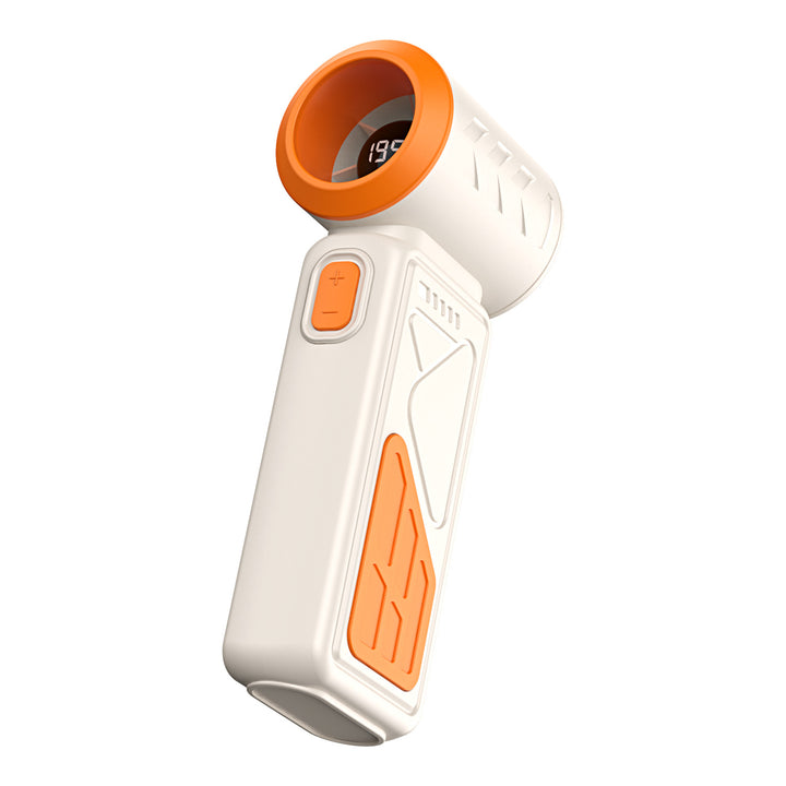 Women's nan compact rechargeable high-speed pocket handheld fan with LED display Kalsten