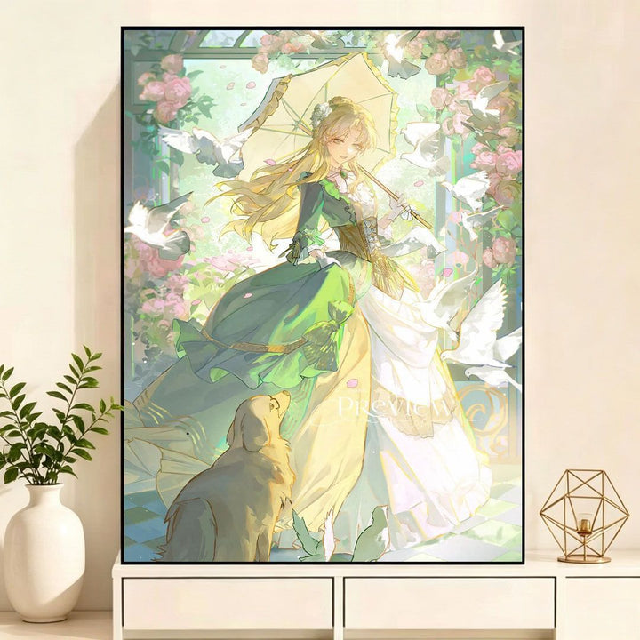 Elegant Enchanted Forest Dress Kalsten