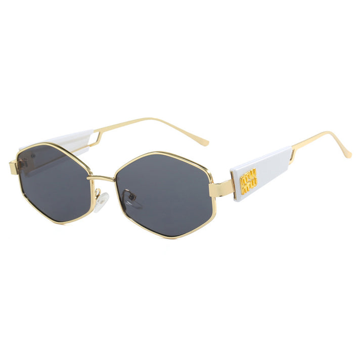 Women's geometric sunglasses with fashionable design and UV protection Kalsten