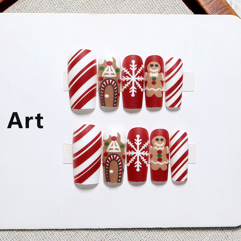 Creative nail art set with festive Christmas design Kalsten