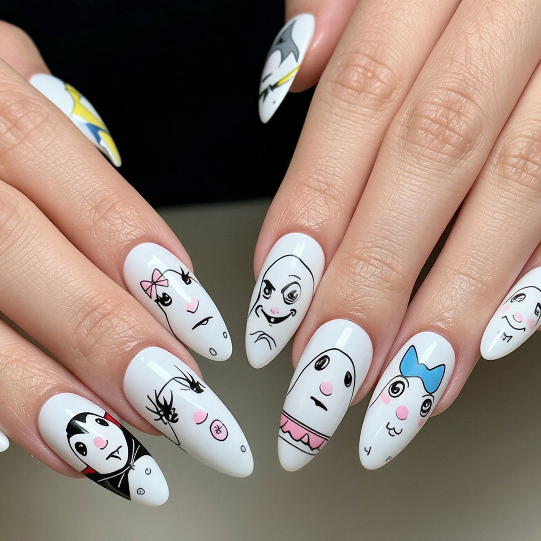 Whimsical Character Nail Art Tips Kalsten