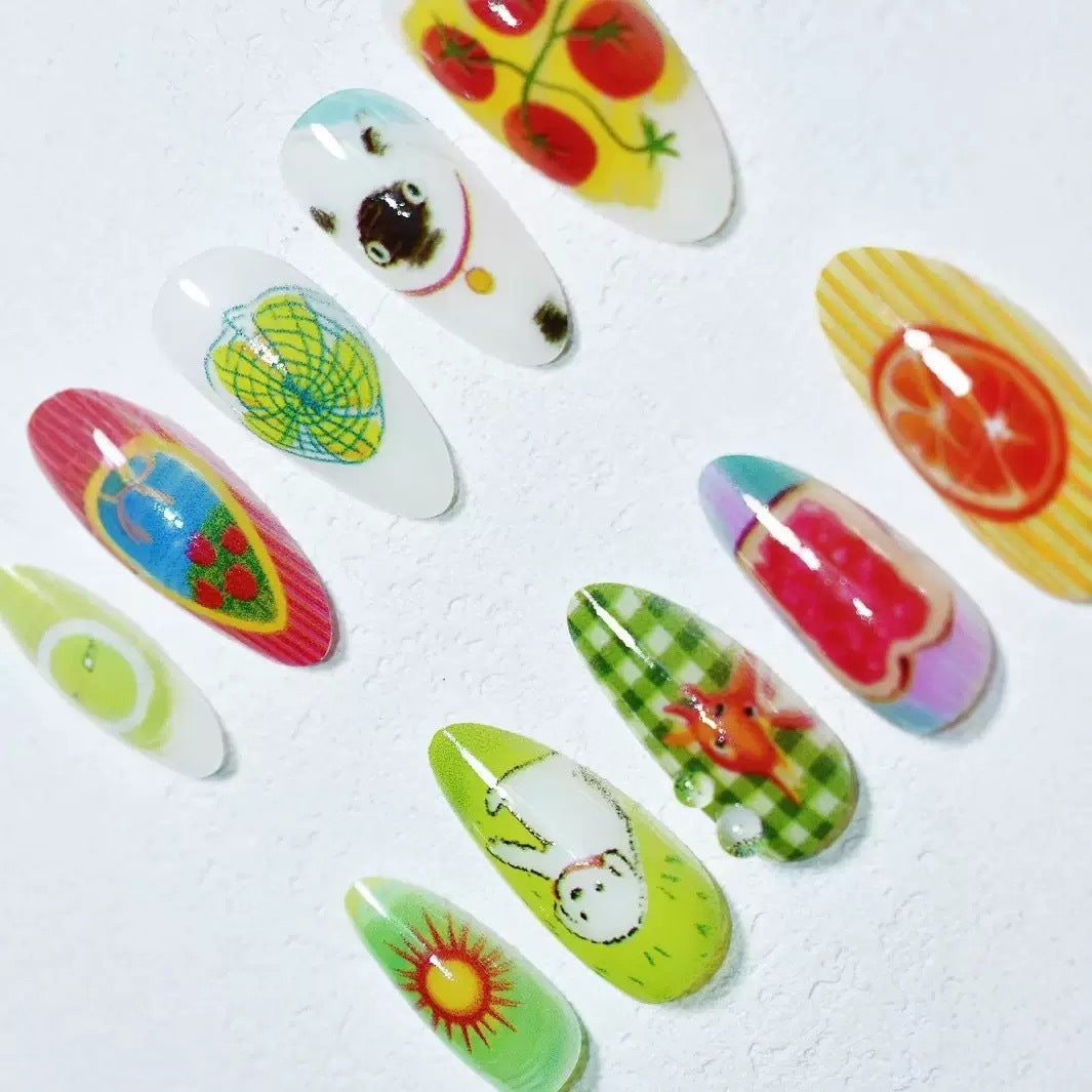 Artistic Themed Nail Art Set Kalsten