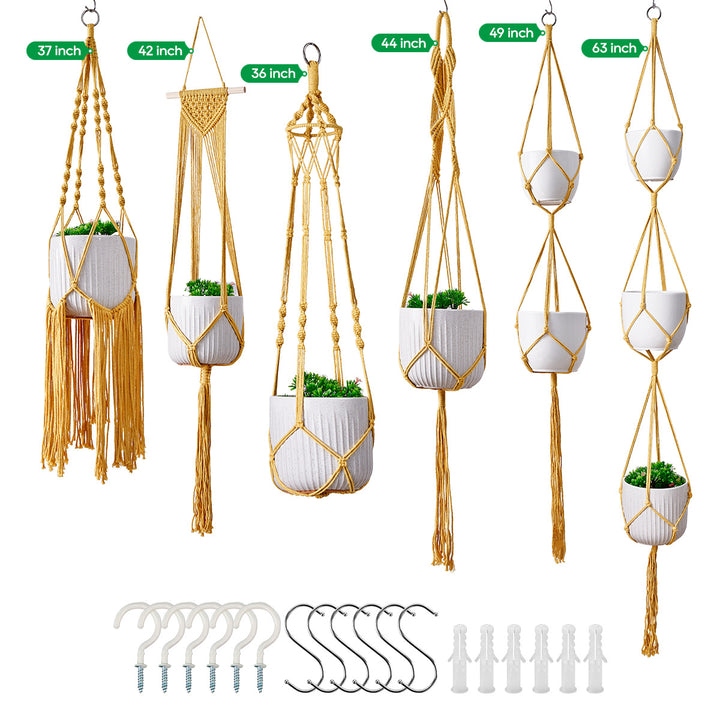Macramé Plant Hanger Set