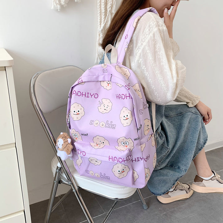Backpack with Cute Cookie Design Kalsten