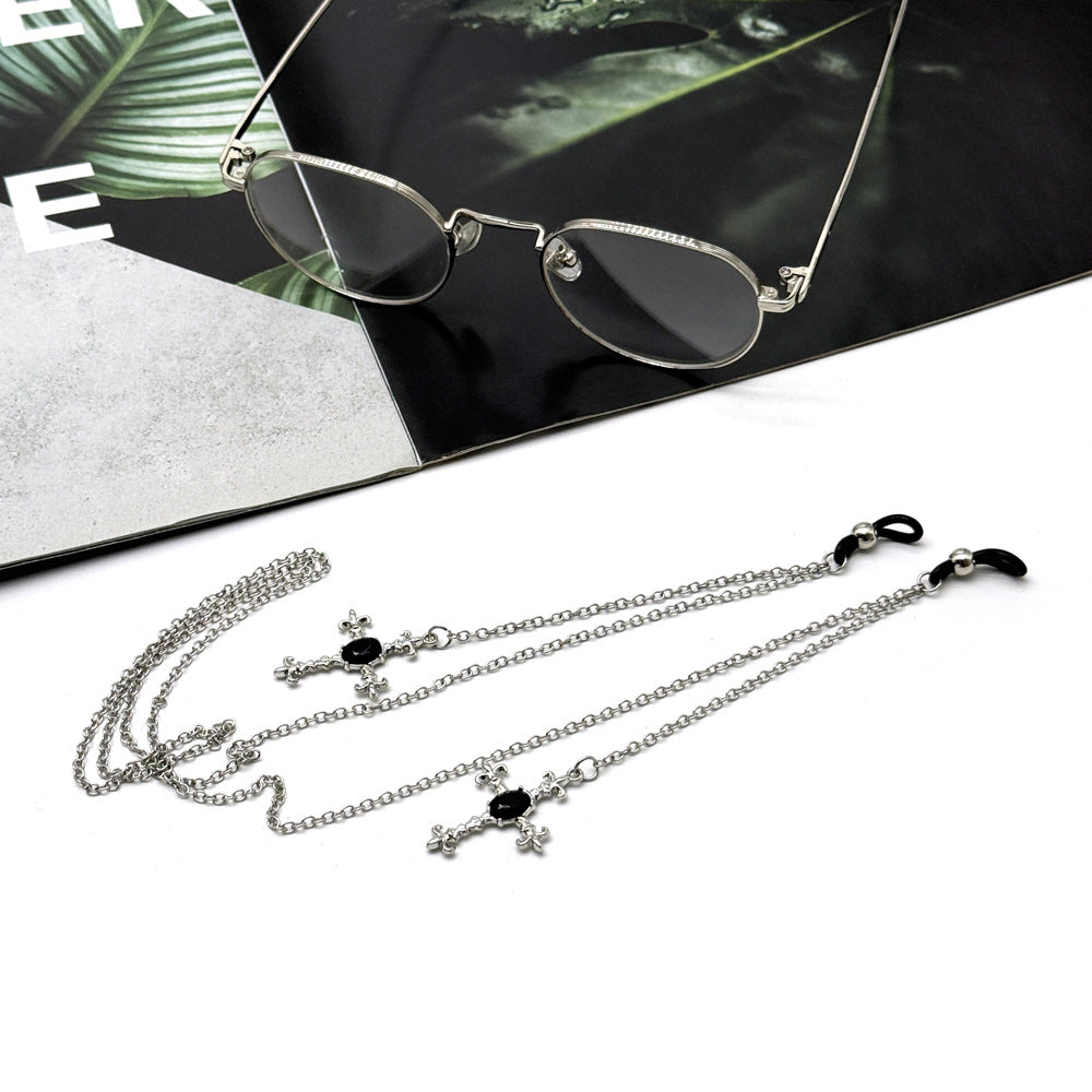 Ornate Skull Pendant Eyewear Chain Kalsten