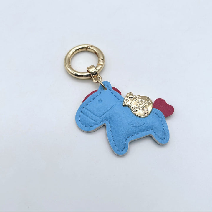 Animal-Shaped Leather Keychain Kalsten