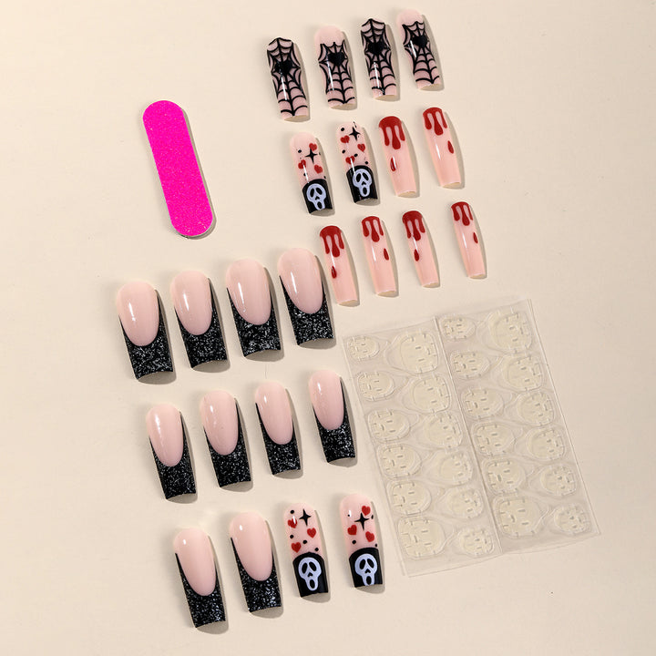 Halloween-Themed Nail Art Extensions Kalsten