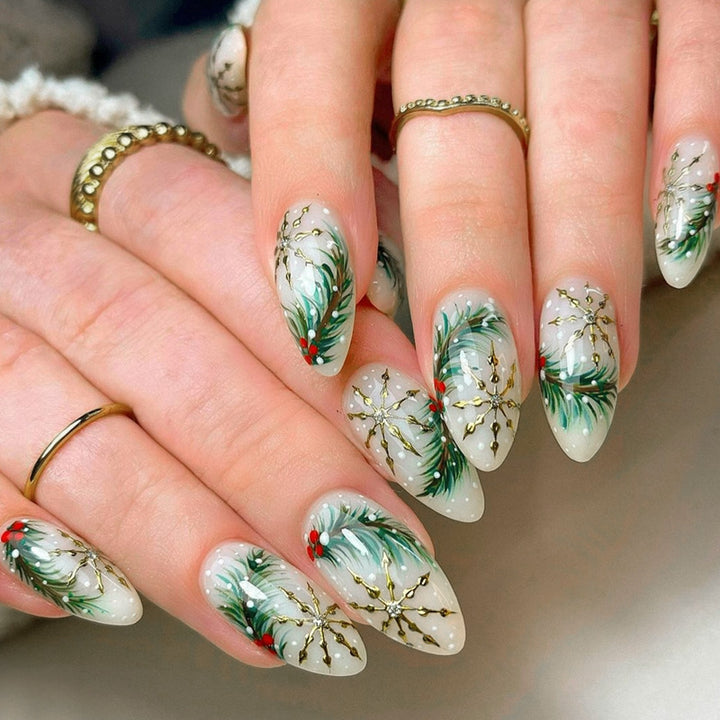 Seasonal Holiday-Themed Press-On Nail Set Kalsten