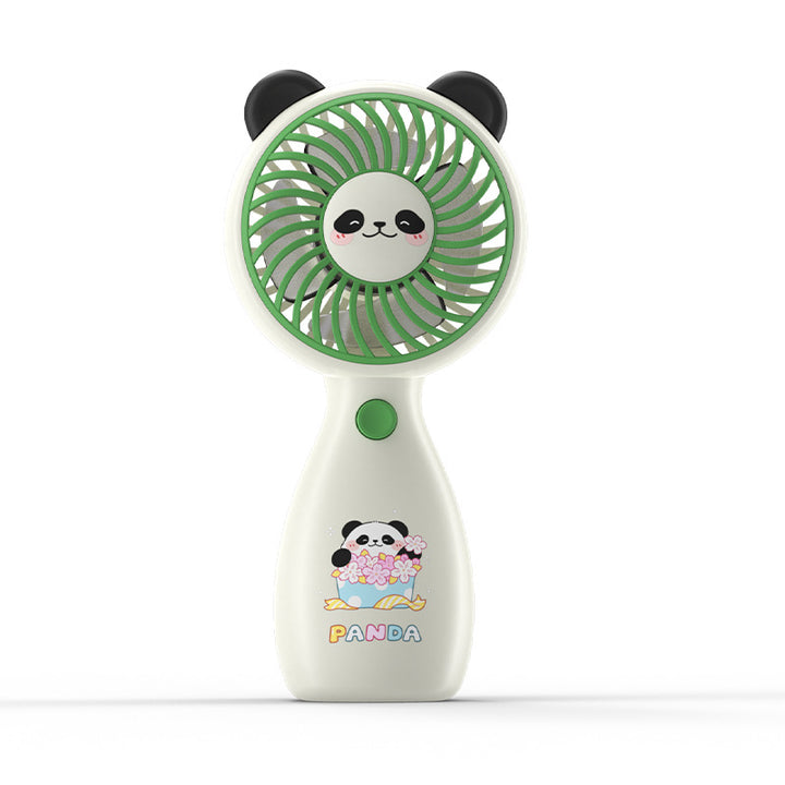Ladies portable mini hand fan with panda design Kalsten