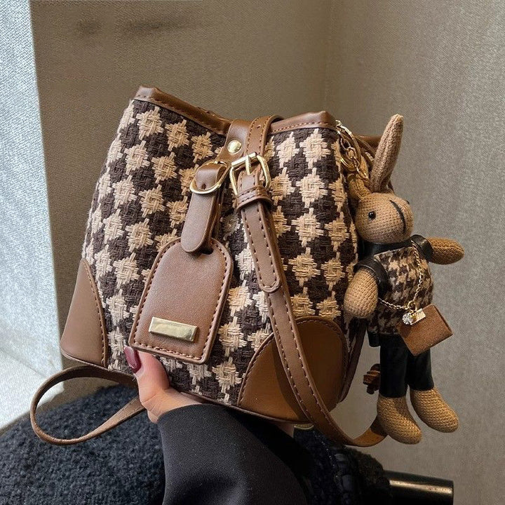 Stylish Knit Bucket Bag Kalsten