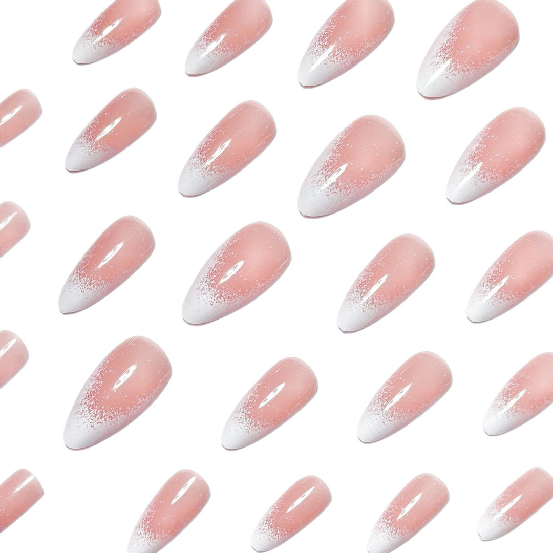 Creative artificial nails with elegant glitter design Kalsten