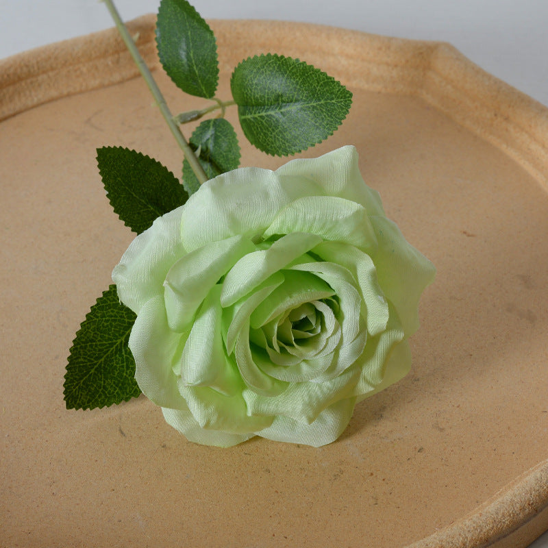 Elegant Silk Black Rose Hair Accessory