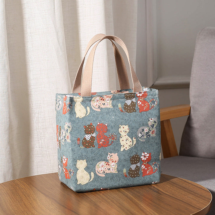 Cute Cat Print Tote Bag Kalsten