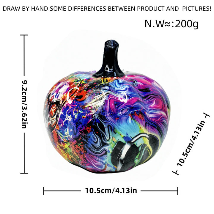 Artistic Halloween Pumpkin Figurine Kalsten
