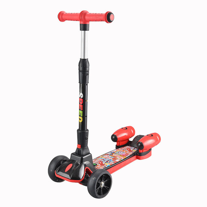 Triple-Wheel Stability Kick Scooter Kalsten
