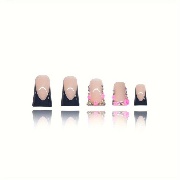 Luxury Floral Decorative Press-On Nails Kalsten
