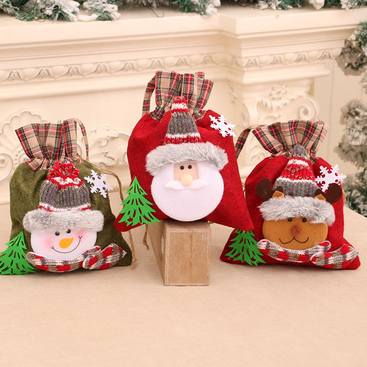 Festive Santa-Themed Gift Tote Kalsten